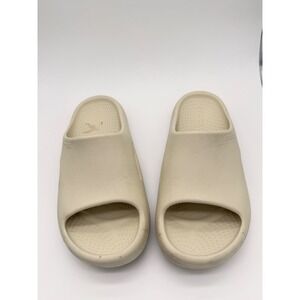 Crocs Mellow Recovery Slides Bone Beige‎ Unisex Mens 5 Womens 7 Sandals 208392